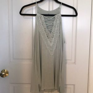 Lace tank top